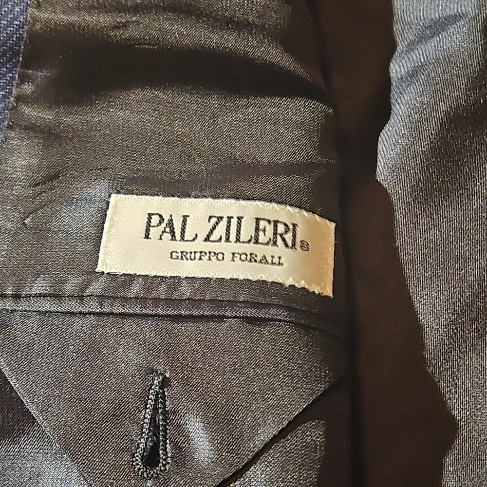 Pal Zileri Blazer Blue Wool Jacket 52EU (42US) Italy‎ EUC Drop 8